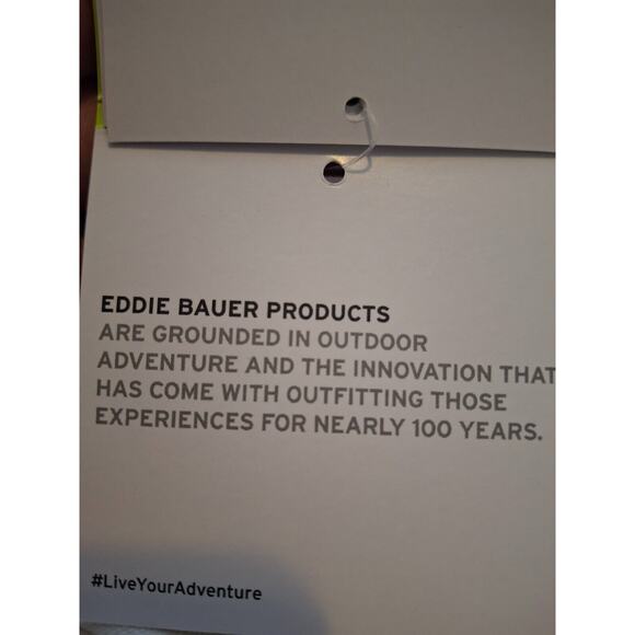 Eddie Bauer Womens Medium Stratify Rain Jacket Full Zip White NWT - Picture 7 of 9